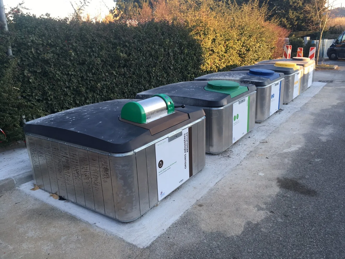 Campana interrata APTO con integrazione smart su torrino