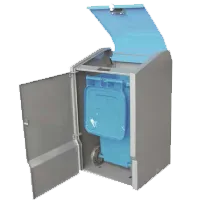 Secomat screening enclosure for 240 L wheeled bin (S240)