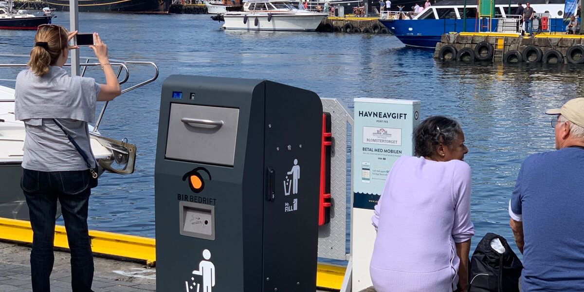 cestini gettacarte intelligenti, con pressa interna